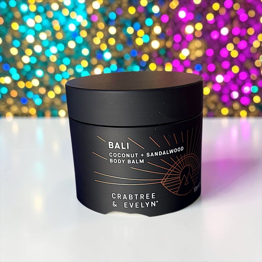 CRABTREE & EVELYN Bali Coconut + Sandalwood Body Balm New in Damaged Jar 3.3 oz